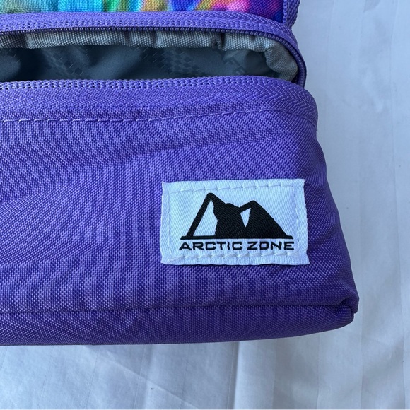 NWT-Arctic Zone 2 Compartment Insulated Lunch Box W/Microban Technology - Picture 7 of 8
